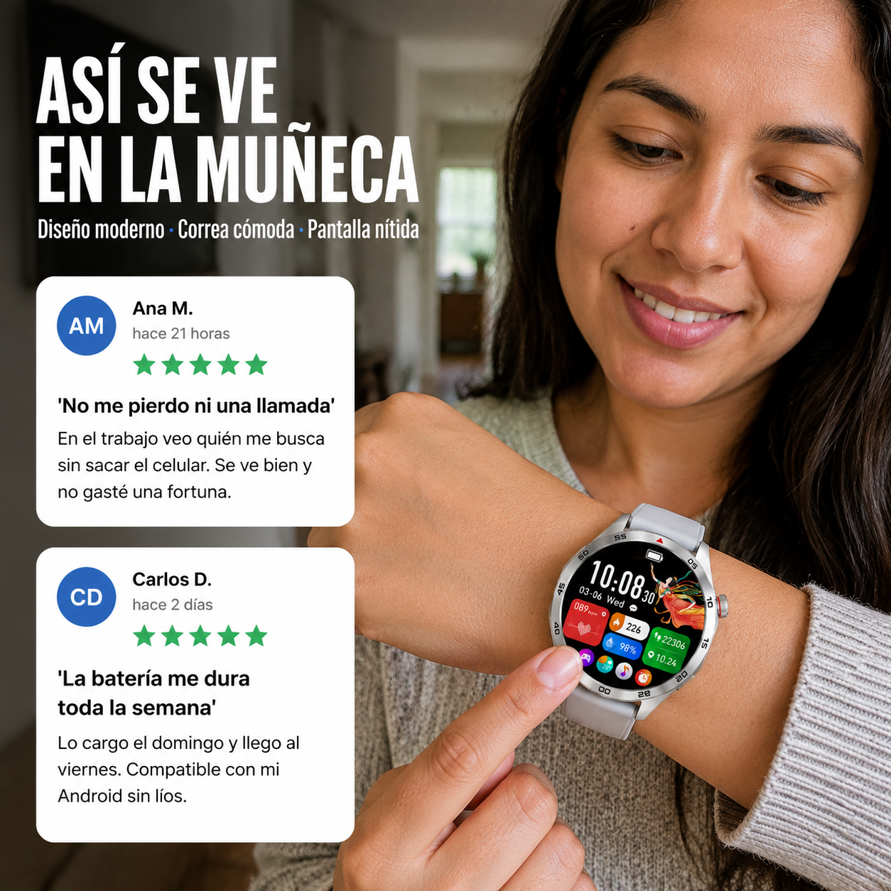 Reloj Inteligente Smart Watch M19 — vista 6