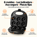 Máquina de Mini Donas - doraditas en minutos