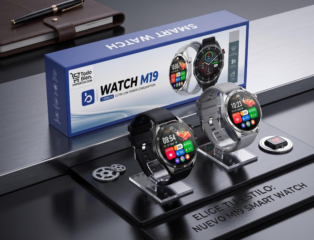 Reloj Inteligente Smart Watch M19 - Conectado sin mirar el celular
